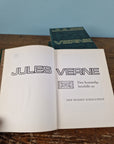 Samling bøker - Jules Verne - på norsk